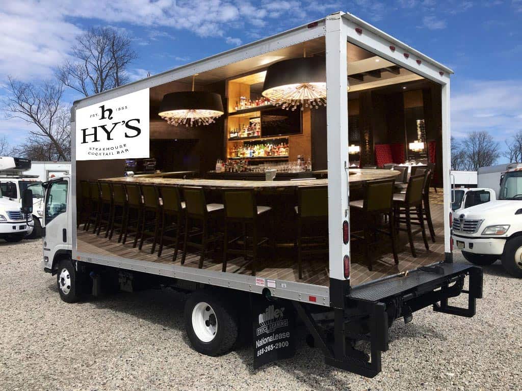 Restaurant Truck Billboard Advertisement